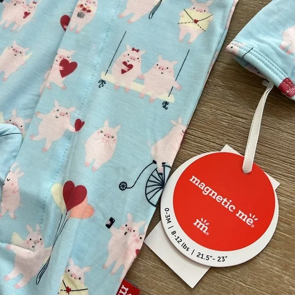 Magnetic Me Modal Cupig Footie 6-9 12-18 months - Picture 3 of 5